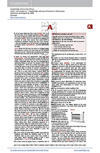 Cambridge Advanced Learner's Dictionary with CD-ROM. Fourth Edition.