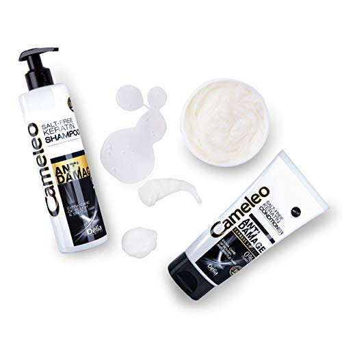 Cameleo Keratin Conditioner Express for Reconstruction of Extremely Damaged Hair - 0% Parabens, Salt & Colorants - 200ml by Cameleo