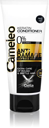 Cameleo Keratin Conditioner Express for Reconstruction of Extremely Damaged Hair - 0% Parabens, Salt & Colorants - 200ml by Cameleo