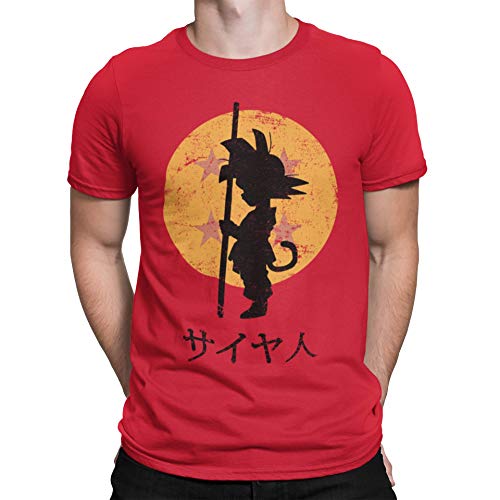 Camisetas La Colmena 164 Looking for The Dragon Balls (ddjvigo) (Roja, S)