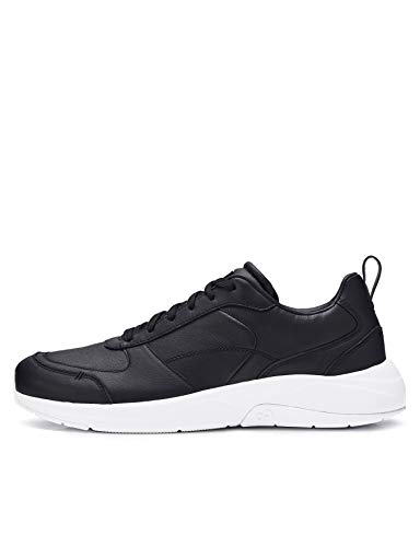 CARE OF by PUMA Zapatillas bajas informales en cuero para hombre, Negro, 42 EU