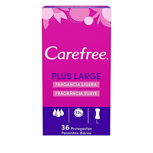 CAREFREE protege slips plus large caja 36 uds