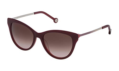 Carolina Herrera Gafas de Sol Mujer SHE753530GEV (Diametro 53 mm), Burdeos, 53/17/140 Unisex-Adult