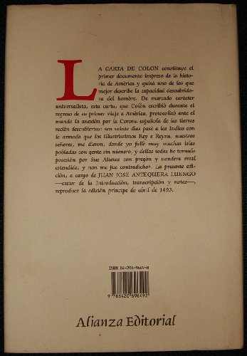 Carta de Colón anunciando el descubrimiento : (estudio,facsimil y...)