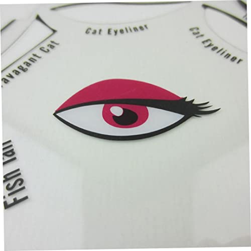 Cat Eyeliner Stencil Kit, Eyeliner, Eyeliner Stencil Pegatinas para el Ojo Ahumado Wingtip Look, Kit de Estilo delineador de Ojos, Maquillaje para los Ojos para Principiantes