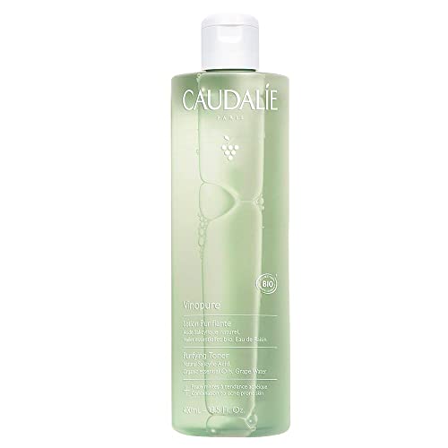 CAUDALIE ITALIA Srl Vinopure | Locion Tónica Hidratante | Limpia Impurezas Y Restos De Maquillaje, Transparente, 400 Mililitro