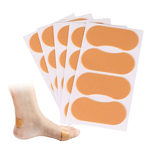 Cdemiy Apósitos Ampollas, 20 Pcs Ampollas Tacones Altos, Apositos Adhesivos Impermeables, Para Prevención De Ampollas En Pies, Dedos y Protector de Talones