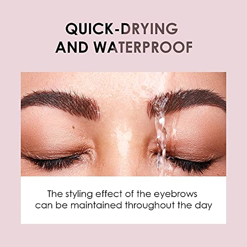 Ceja Styling Gel, Gel Transparente Para Cejas, Geles LíQuidos Fijadores De Cejas Impermeables Y Resistentes Al Sudor, Con Cepillo Jabón Para Dar Forma A Las Cejas, Impermeable De Larga Duración