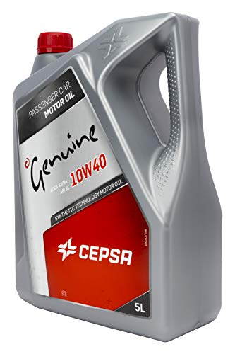 CEPSA GENUINE 10W40 MAX 5L - Lubricante semisintético para vehículos gasolina y diésel