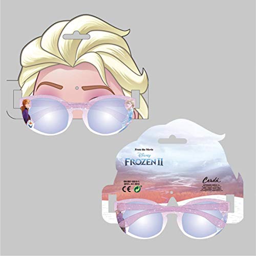 Cerdá Gafas Sol Frozen Niña-Licencia Oficial Disney, Lilla, Talla única Unisex niños