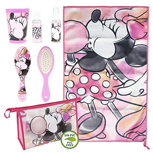 Cerdá, Neceser Set Aseo/Viaje Minnie Unisex niños, Multicolor, 7.0 X 16.0 X 23.0 CM