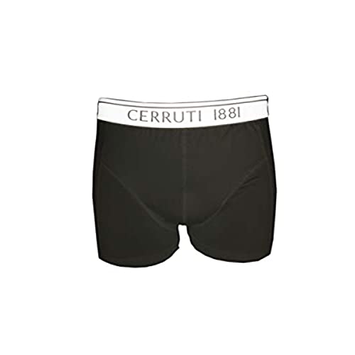 Cerruti 1881 Lote de 3 bóxers de fantasía, negro, gris y blanco, XXL