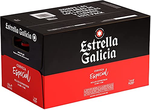 CERVEZA ESTRELLA DE GALICIA ESPECIAL LAGER PACK 24 BOTELLAS 33CL