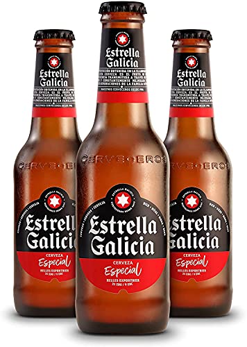 CERVEZA ESTRELLA DE GALICIA ESPECIAL LAGER PACK 24 BOTELLAS 33CL