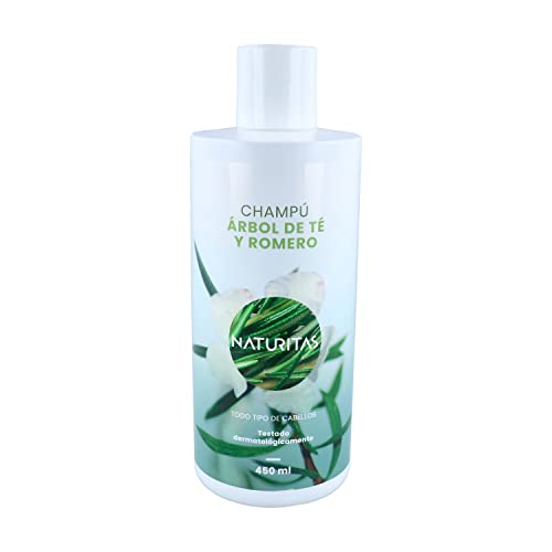 Champú Árbol de Té y Romero 450 ml BIO Naturitas | Champú Anti-picazón | Contraataca a los piojos