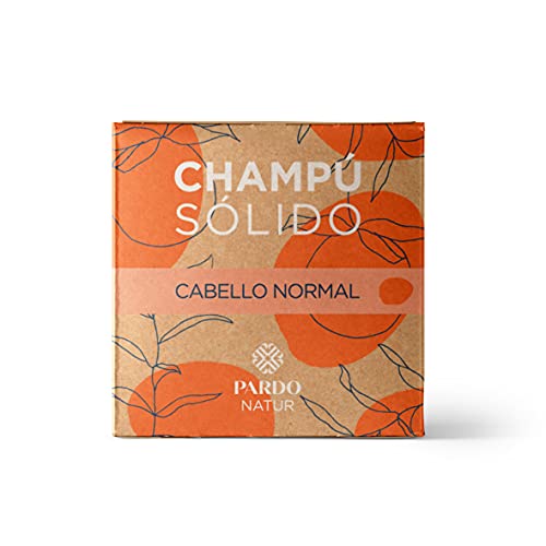 Champú Solido Cabello Normal. Pardo Natur |Hidratación y brillo | Ingredientes naturales | 60 gr