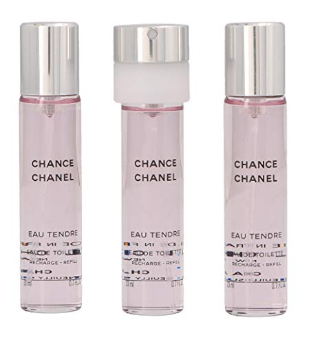 Chanel CHANCE EAU TENDRE edt vaporizador refill 3x 20 ml