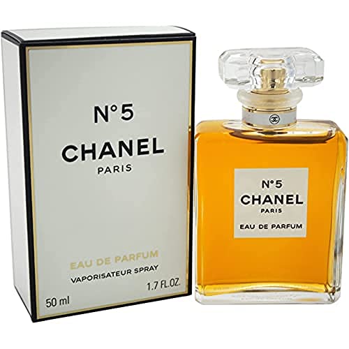 Chanel №5 50 ml - Eau de Parfum (Women, Aldehído, Neroli, Bergamota, Ylang-ylang, Lirio, Raíz del Iris, Jasmine, Lirio del valle, Rosa)