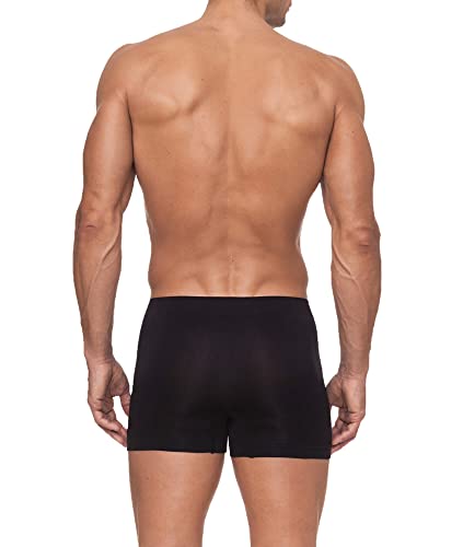 Channo Pack de 12 - Calzoncillos de Hombre, Boxer Lycra, sin Costuras Liso y con Color Uniforme (XL)