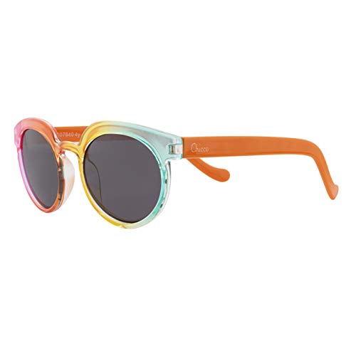 Chicco - Gafas de Sol Infantiles Para Niños De 4 años, Con Montura flexible y Lentes Anti Arañazos, Color Arcoiris