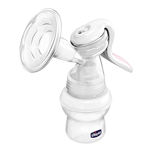 Chicco Sacaleches Manual Cómodo y Fácil de Usar con Forma Ergonómica, Tetina Inclinada y Tapa Hermética, Convertible en Biberón – Extractor de Leche con Biberón 150 ml incluido