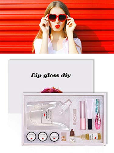 chora Kit de Brillo de Labios DIY Kit de fabricación de Brillo de Labios Mate DIY Fabricación de bálsamo Labial orgánico Inicio Juego de Bricolaje niñas