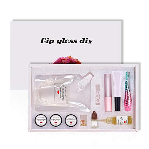 chora Kit de Brillo de Labios DIY Kit de fabricación de Brillo de Labios Mate DIY Fabricación de bálsamo Labial orgánico Inicio Juego de Bricolaje niñas