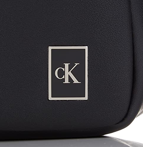 CK JEANS CK Must, Accesorio Billetera de Viaje para Hombre, Black, One Size