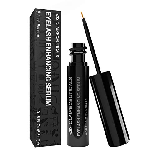 CLAIRECEUTICALS Eyelash Serum Pestañas Crecimiento - Serum Natural Crece Pestañas Desde la Raíz - Alargador de Pestañas, Hidratación y Anti Rotura - Fortalecedor de Pestañas y Crecimiento Cejas, 5.5ml