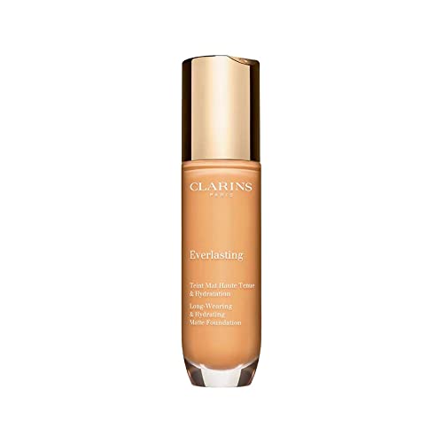 Clarins Everlasting Base De Maquillaje Fluida, 2,5, W-caramel, (30 Mililitros), Beige, Vanilla