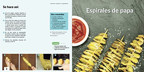 Cocina con 5 ingredientes: 50 superdeliciosas recetas originales y facilísimas de preparar. ¡Con máximo 5 ingredientes! (libro de recetas)