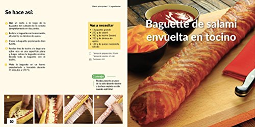 Cocina con 5 ingredientes: 50 superdeliciosas recetas originales y facilísimas de preparar. ¡Con máximo 5 ingredientes! (libro de recetas)