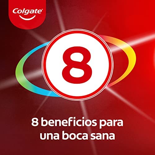 Colgate Kit Total Original, Pasta de Dientes, Protege Contra Problemas de Encías, Caries, Placa, Dientes Sensibles, Sarro, Daño del Esmalte y Manchas en los Dientes, Pack de 4 Uds x 75ml + 1 Ud x 20ml