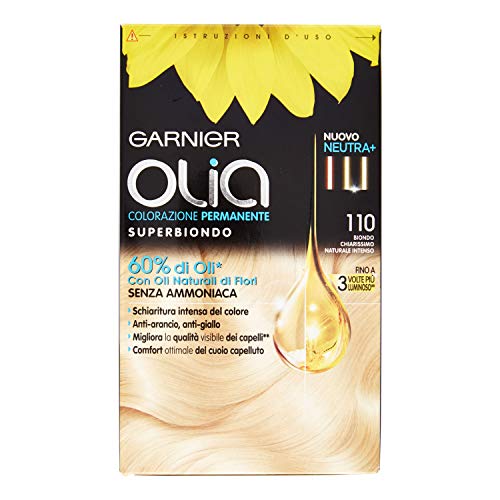 Coloración permanente y decoloración Garnier Olia 110 Biondo Chiarissimo