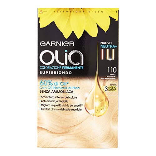 Coloración permanente y decoloración Garnier Olia 110 Biondo Chiarissimo