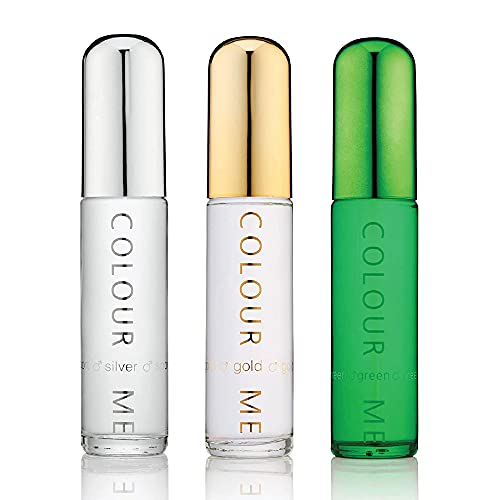 Colour Me Silver Sport/Gold Homme/Green - Fragrance for Men - 50ml Eau de Toilette, by Milton-Lloyd