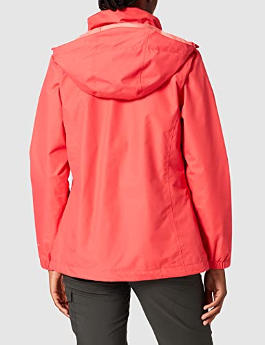 Columbia Mujer Chaqueta impermeable, Timothy Lake W Jacket, Poliéster, Rojo (Red Coral), Talla: S, 1840501