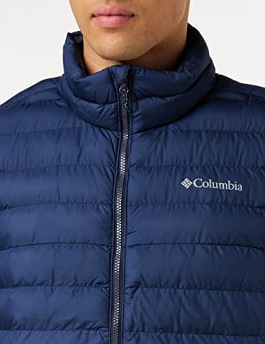 Columbia Powder Lite , Chaleco Hombre, Azul (Collegiate Navy), L