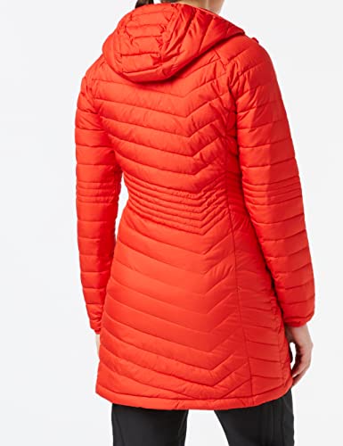 Columbia Powder Lite Mid Chaqueta Larga, Mujer, Bold Orange, M