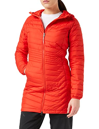 Columbia Powder Lite Mid Chaqueta Larga, Mujer, Bold Orange, M