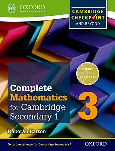 Complete mathematics for Cambridge IGCSE secondary 1. Checkpoint-Student's book. Per la Scuola media. Con espansione online (Vol. 3): Cambridge ... Maths for Cambridge Secondary 1)