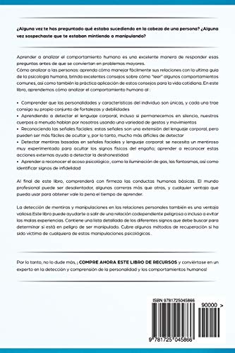 Comportamiento humano, Lenguaje corporal, Psicologia de la Personalidad: Aprenda a Analizar a las Personas y Manejar Relaciones con la Guía de Psicología Humana Definitiva (Libro en español/ Spanish)