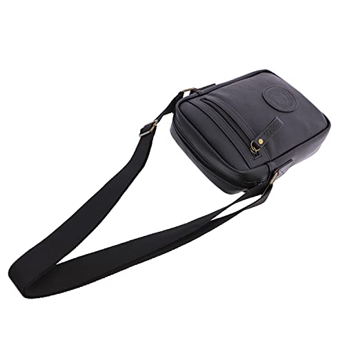 Coronel Tapiocca Mano para Hombre, Bolso Bandolera, Negro, Normal