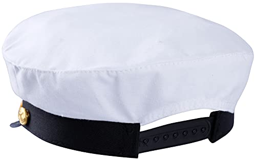 COSAVOROCK Gorra de Capitán Adulto Marino Almirante Traje Marinero Barco (Ancla)