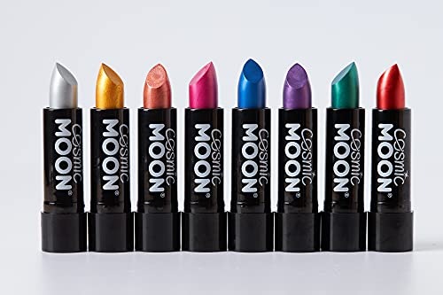 Cosmic Moon - Lápiz Labial Metálico - 5g - ¡Para unos labios metálicos fascinantes! - Verde