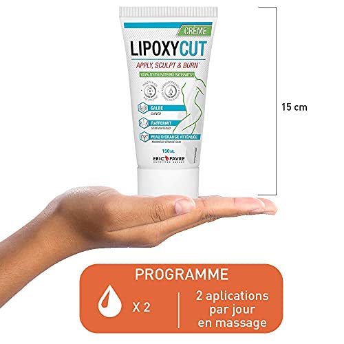 CREMA ADELGAZANTE ANTICELULÍTICA Lipoxycut - Define y reafirma la silueta - Gel adelgazante efecto definición, reafirmante y modelador - Crema adelgazante - Laboratoire Français Eric Favre