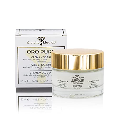 Crema Facial Para Pieles Maduras Efecto Lifting Inmediato - Con Oro Coloidal, Acido Hialuronico Antiedad, Betaína Y Agua De Rosa De Damasco 50Ml