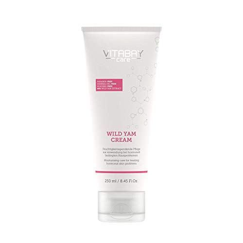 Crema mujer Vitabay Wild Yams (250 ml) • Crema antiedad ecológica con 80% Extracto de Ñame reafirmante • Efecto hidratante, antiarrugas y antimanchas • 64% diosgenina