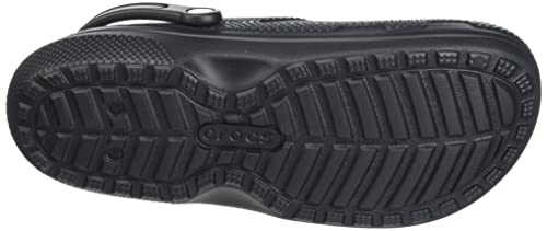 Crocs Classic Lined Clog, Zuecos Unisex Adulto, Black/Black, 39/40 EU