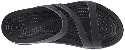 Crocs Swiftwater Sandal Mujer Sandal, Negro (Black), 39/40 EU